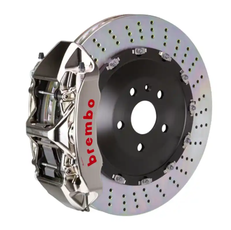 Brembo 03-07 Cayenne/S/Turbo Fr GTR BBK 6Pis Billet 405x34 2pc Rotor Drilled-Nickel Price Drop