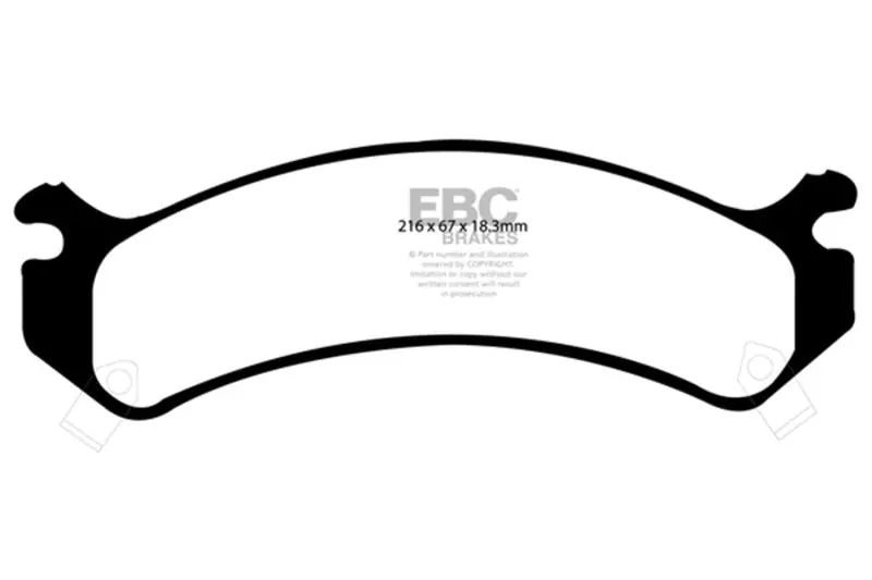 Express Delivery EBC 01-05 Cadillac Deville 4.6 HD Ultimax2 Front Brake Pads