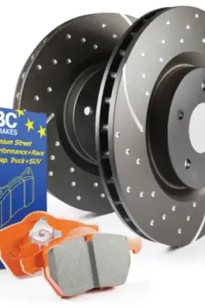 Money Back Guarantee EBC S8 Brake Pad and Rotor Kit