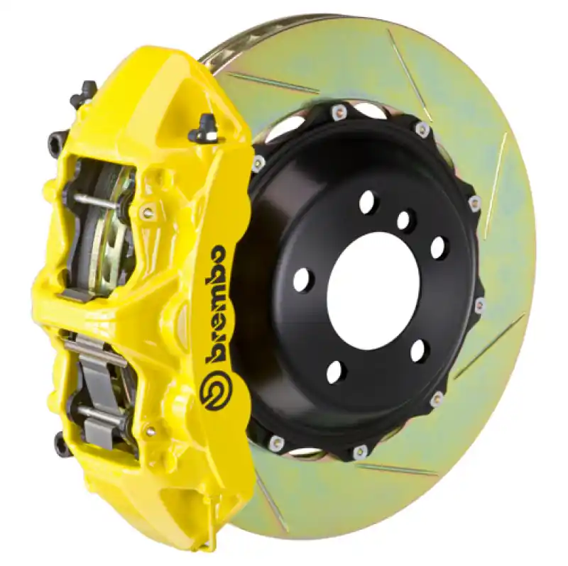 Brembo 06-12 325i Excl xDrive Fr GT BBK 6Pis Cast 380x32 2pc Rotor Slotted Type1-Yellow Original