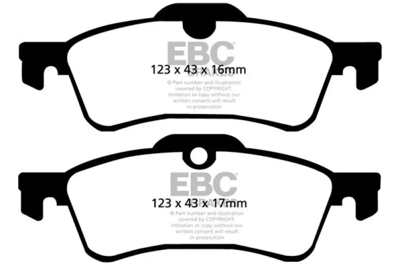 Affordable EBC 02-03 Mini Hardtop 1.6 Ultimax2 Rear Brake Pads