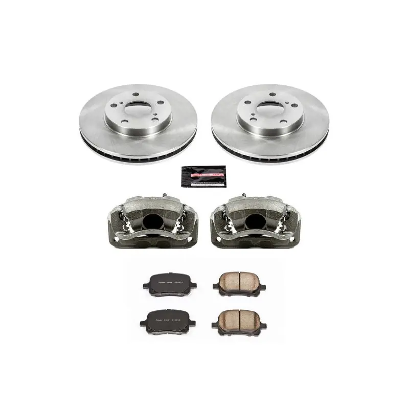 Power Stop 97-01 Lexus ES300 Front Autospecialty Brake Kit w/Calipers Fast Shipping