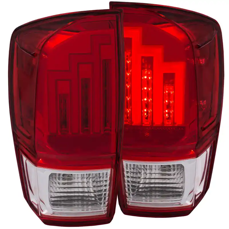 ANZO 2016-2017 Toyota Tacoma LED Taillights Red/Clear Buy Today