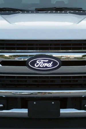 Putco 17-19 Ford SuperDuty Front Luminix Ford LED Emblem - w/ Camera CutOut Factory Price
