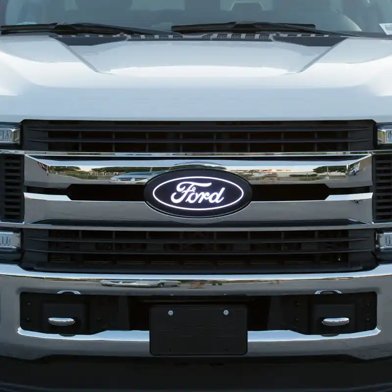 Putco 17-19 Ford SuperDuty Front Luminix Ford LED Emblem - w/ Camera CutOut Factory Price