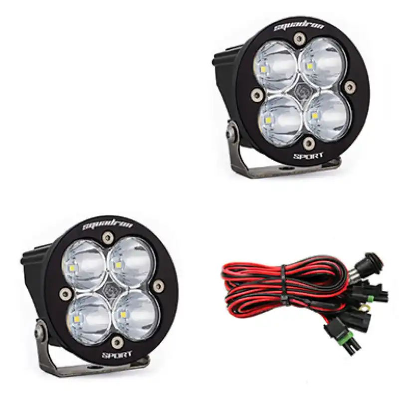 Final Sale Baja Designs Squadron R Sport Work/Scene Pair LED Light Pods - Clear