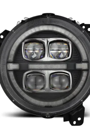 AlphaRex 18-23 Jeep Wrangler JL/Gladiator JT LED Proj Headlights Black w/ Activ Light/Seq Signal/DRL Don’t Miss Out