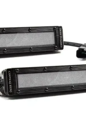Diode Dynamics 6 In LED Light Bar Single Row Straight SS6 - White Flood Light Bar (Pair) While Supplies Last
