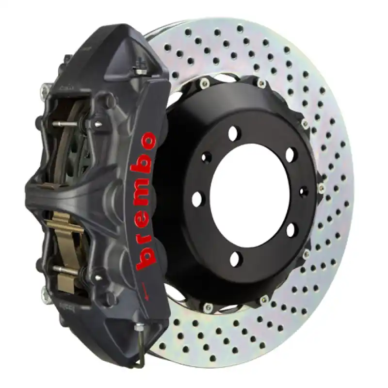 Brembo 08-13 128i/08-13 135i Front GTS BBK 6 Piston Cast 355x32 2pc Rotor Drilled-Black HA Best Price