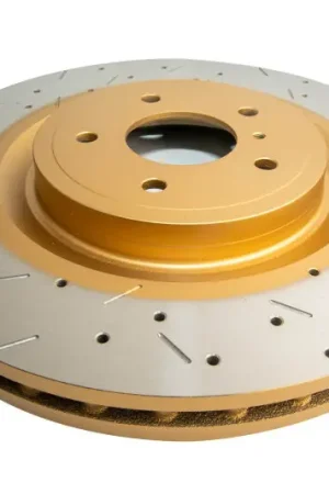 Trusted Brand DBA 16-20 Infiniti Q50 Red Sport 3.0TT Front 4000 Series Drilled & Slotted Rotor