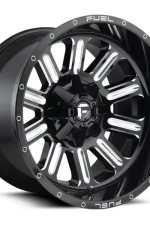 Fuel Offroad Wheels Hardline D620 Gloss Black Milled 20x9 1mm Offset 8x165.1 (8x6.5) While Supplies Last