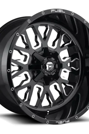 Buy Direct Aluminum Wheels 20X9 Stroke D611 6 On 120/6 On 139.7 Gloss Black Milled 78.1 Bore 19 Offset Fuel Off Road Wheels