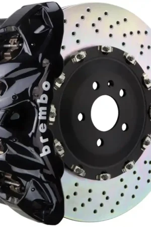 Low Price Brembo 22+ Land Cruiser/LX600 Front GT BBK 8 Piston Cast 412x38 2pc Rotor Drilled-Black