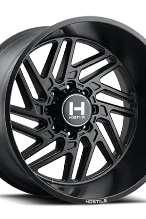 Hostile Wheels Jigsaw H116 Asphalt 20x9 12mm Offset 8x180 Wholesale