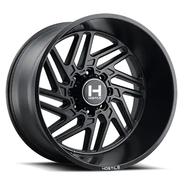 Hostile Wheels Jigsaw H116 Asphalt 20x9 12mm Offset 8x180 Wholesale