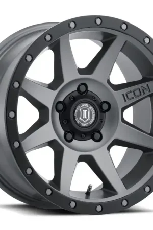 ICON Rebound 17x8.5 5x5.5 0mm Offset 4.75in BS 77.9mm Bore Titanium Wheel Limited Edition