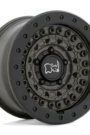 BARRICADE 18X9 6X5.5 112 OD-GRN-BLK +0 Fast Shipping