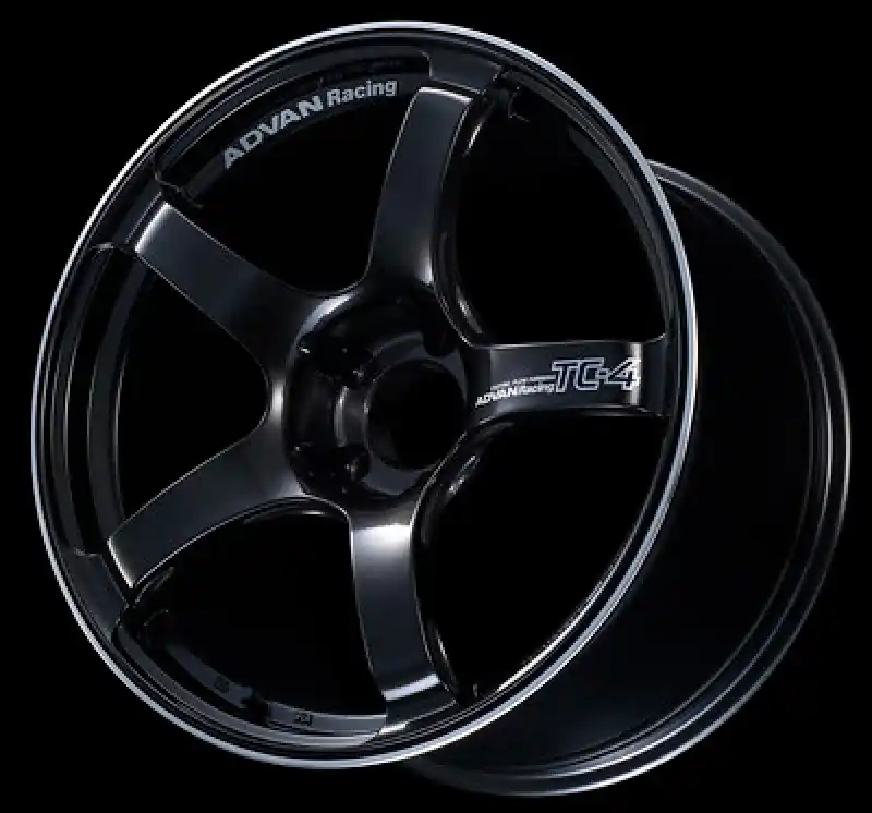Advan TC4 16x7.0 +42 4x100 Black Gunmetallic and Ring Wheel Budget