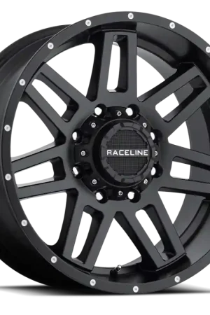 Raceline 931B Injector 20x9in / 5x114.3/5x127 BP / 0mm Offset / 78.1mm Bore - Satin Black Wheel Holiday Sale