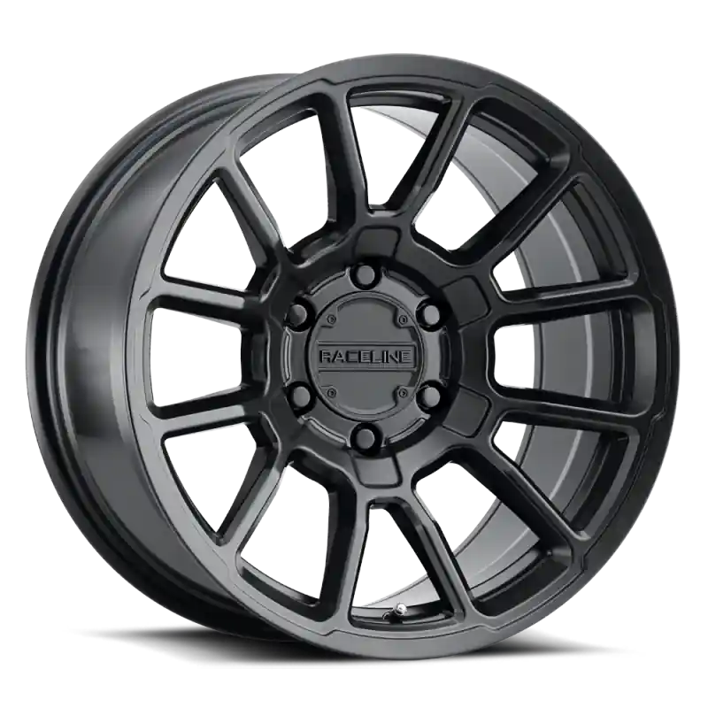 Raceline 950B Gauge 20x10in / 8x180 BP / -19mm Offset / 124.2mm Bore - Satin Black Wheel Price Drop