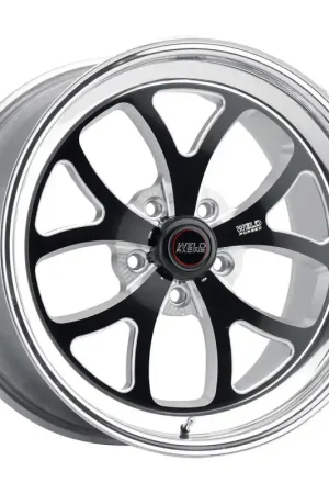 Weld S76 20x10.5 / 5x115mm BP / 7.3in. BS Black Wheel (High Pad) - Non-Beadlock Special Offer