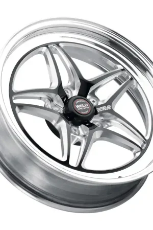 Holiday Sale Weld S81 17x5 / 5x115 BP / 2.2in BS Black Wheel (High Pad) - Non-Beadlock