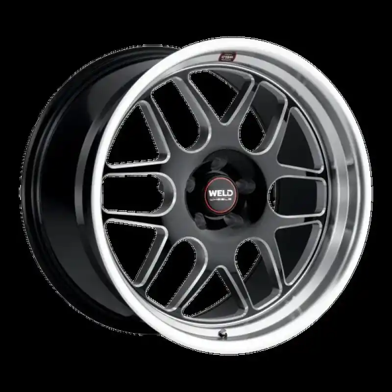 Weld Solana 22x8.5 / 5x120.65 BP / ET6 / 78.1mm Bore - Gloss Black MIL DIA Wheel No Minimum Order