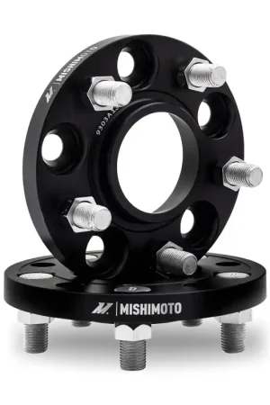 Mishimoto Wheel Spacers - 5x114.3 - 66.1 - 20 - M12 - Black Money Back Guarantee