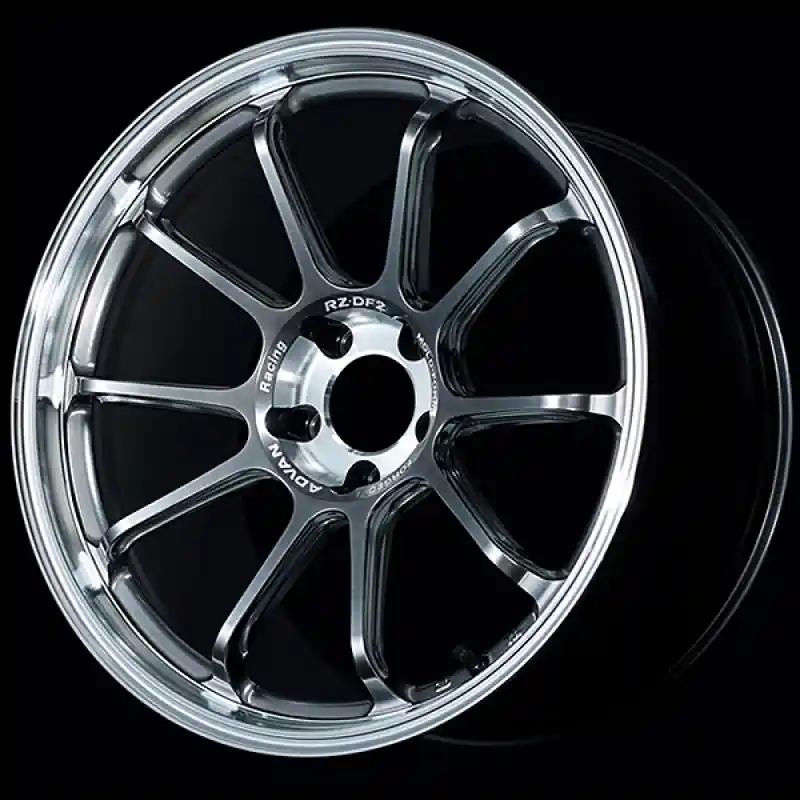 Buy Today Advan RZ-DF2 20x9.5 / +45 Offset / 5x114.3 / 73mm Bore / Diamond Cut and Hyper Platinum Black