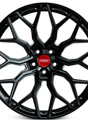 Get Yours Vossen HF-2 24x10 / 5x130 / ET20 / Deep Face / 84.1 - Gloss Black Wheel