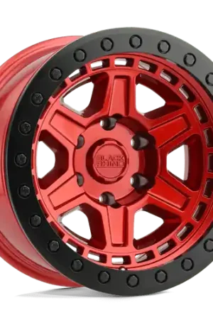 BRREN 18X9.5 6X5.5 C-RED-BLKLP 12MM Factory Price