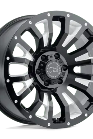 Cheap BRPNT 18X9.5 8X6.5 G-BLK-MILL 6MM