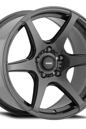 Konig Tandem 18x8 5x112 ET43 Gloss Graphite Worldwide Shipping