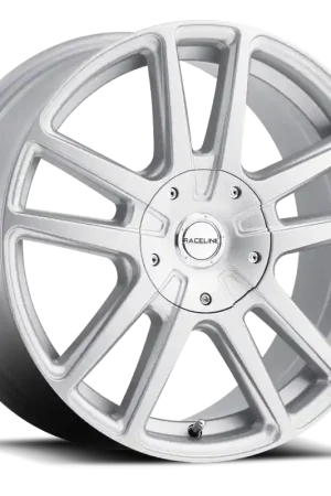 Money Back Guarantee Raceline 145S Encore 15x7in / 5x110/5x115 BP / 40mm Offset / 72.62mm Bore - Gloss Silver Wheel