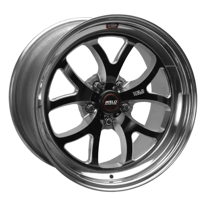 Weld S76 18x11 / 5x4.75 BP / 5.2in. BS Black Wheel (Low Pad) - Non-Beadlock Express Delivery