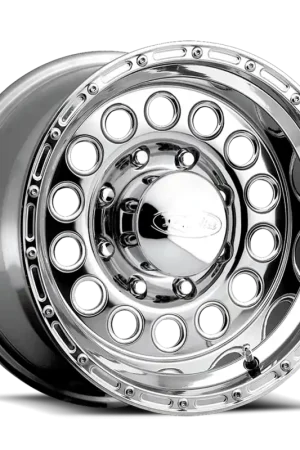 Raceline 887 Rock Crusher 15x10in / 6x139.7 BP / -47mm Offset / 107.95mm Bore - Polished Wheel Modern