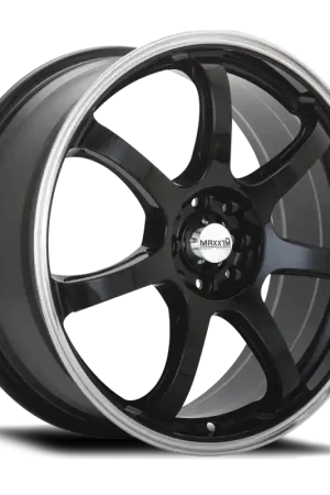 Premium Maxxim Knight 16x7 10x100/114.3 ET40 Gloss Black Lip Polish