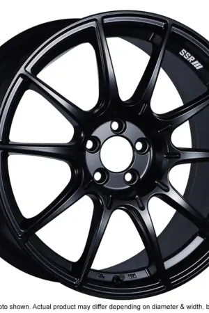 SSR GTX01 17x9 5x114.3 15mm Offset Flat Black Wheel Exclusive