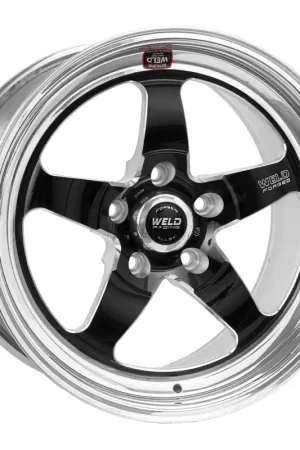 Weld S71 17x8 / 5x4.5 BP / 5.8in. BS Black Wheel (Medium Pad) - Non-Beadlock Seasonal Sale