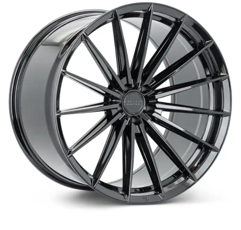 Popular Vossen HFX-4 22x9 - 5x112 - ET25 - Flat - 66.5 - Gloss Black Wheel