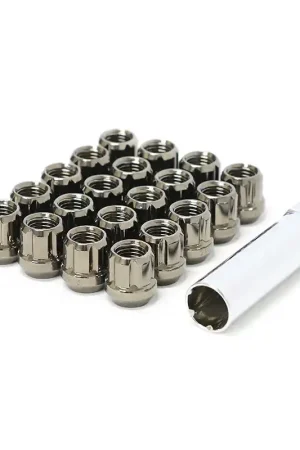 Hassle-Free Returns Wheel Mate Muteki Open End Lug Nuts - Titanium 12x1.25
