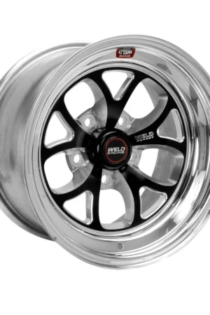 Special Offer Weld S76 15x9.33 / 5x4.75 BP / 3.5in. BS Black Wheel (Medium Pad) - Non-Beadlock