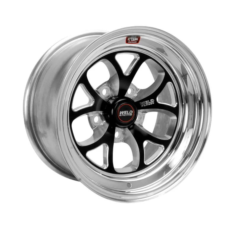 Special Offer Weld S76 15x9.33 / 5x4.75 BP / 3.5in. BS Black Wheel (Medium Pad) - Non-Beadlock