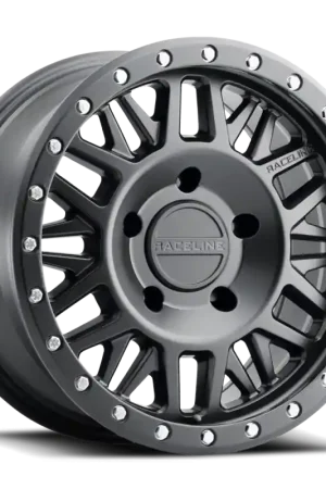 Raceline 951B Ryno 17x9in / 8x170 BP / -12mm Offset / 130.8mm Bore - Satin Black Wheel Shop Now