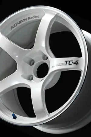 Advan TC4 17x7.5 / +37 Offset / 5x100 / 63mm Bore / Racing White Metallic and Ring Must Have