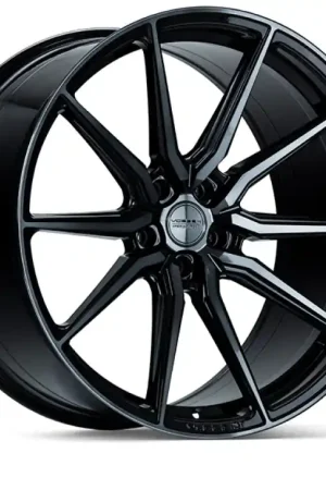 Vossen HF-3 22x10.5 / 5x112 / ET30 / Deep Face / 66.5 - Double Tinted - Gloss Black Wheel Today Only