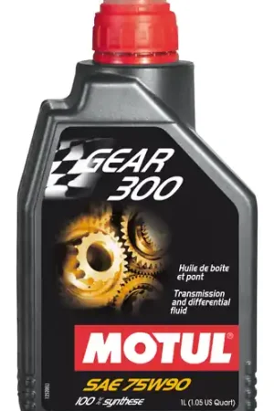 Motul 1L Transmission GEAR 300 75W90 - Synthetic Ester Today Only