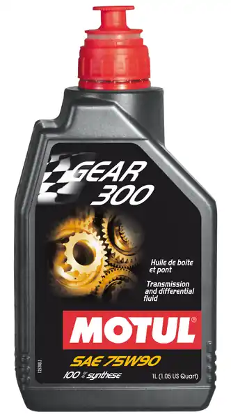 Motul 1L Transmission GEAR 300 75W90 - Synthetic Ester Today Only