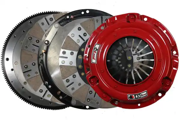 Hot Deal McLeod RXT 1200 Twin Disc Clutch Kit w/ 8 Bolt Flywheel 164T - 1-1/8in x 26 Spline Input Trans