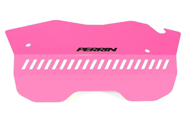 Genuine PERRIN 22-25 Subaru WRX Pulley Cover - Hyper Pink (TALL - For Use w/o PERRIN AOS)